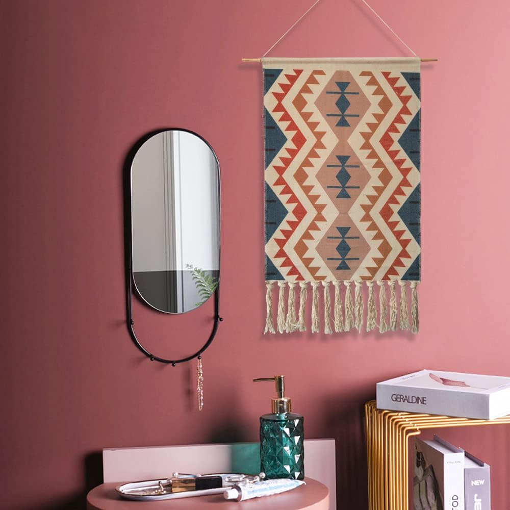 Boho Geometric Macrame Wall Tapestry Decor