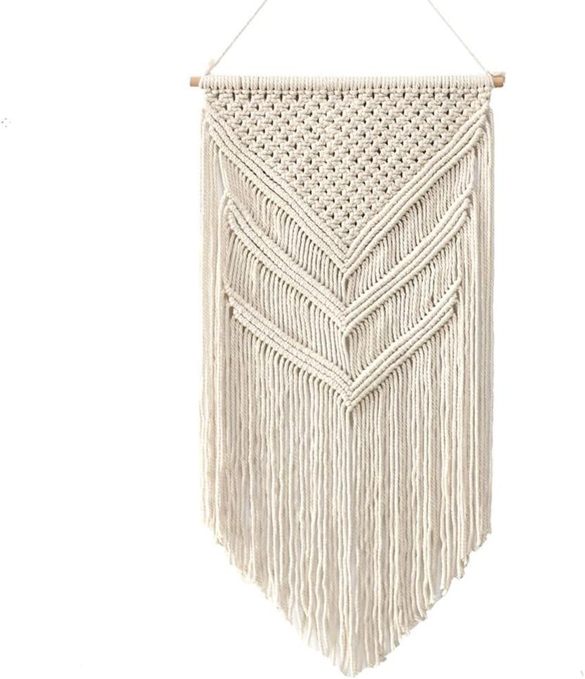 Simple Hand‑Woven Macrame Wall Tapestry Decor