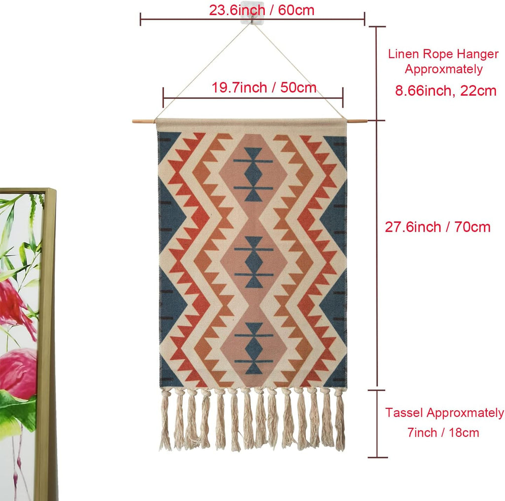 Boho Geometric Macrame Wall Tapestry Decor