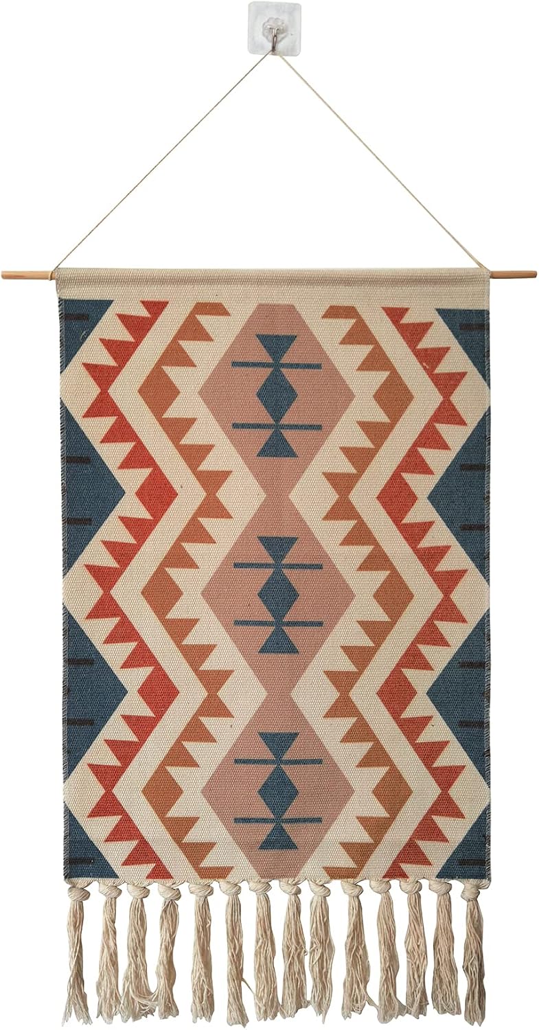 Boho Geometric Macrame Wall Tapestry Decor