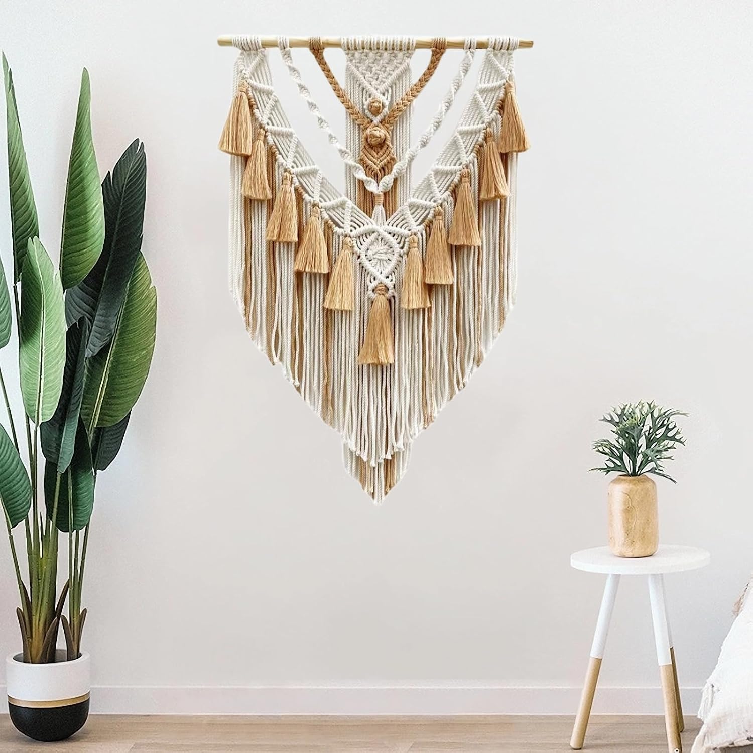 Brown Tassel Macrame Wall Hanging