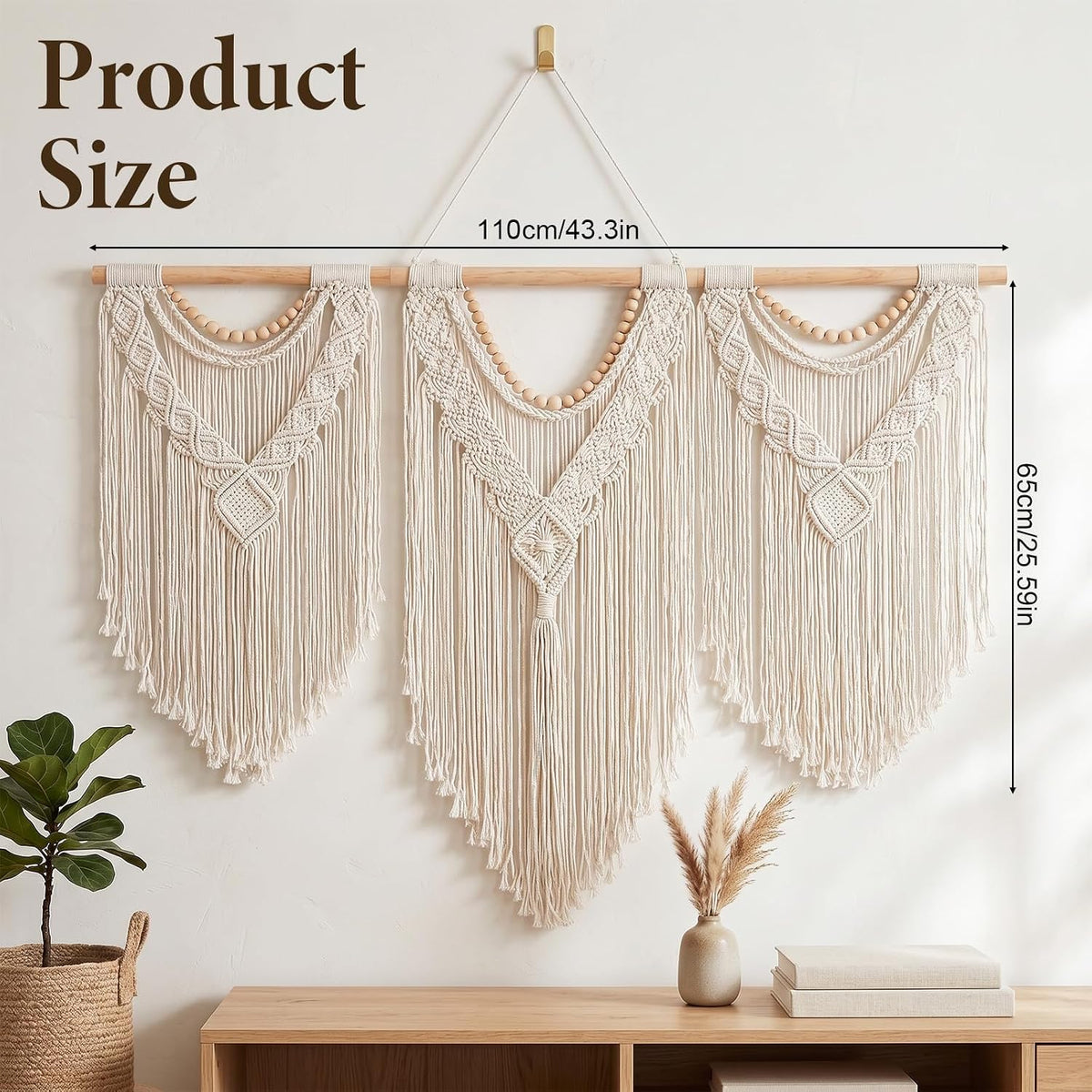 Boho Large Handmade Macrame Wall Hanging Decor